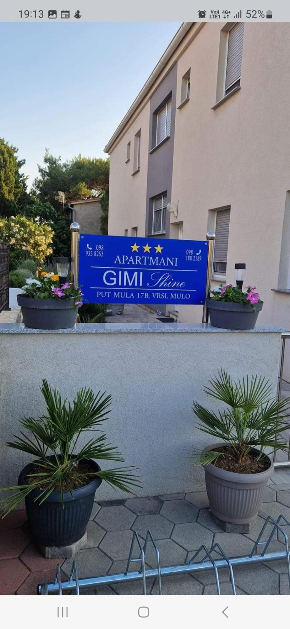 Apartmani Gimi Shine Vrsi Esterno foto